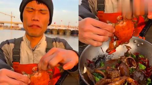 直播吃螃蟹视频,直播带你领略鲜美螃蟹盛宴